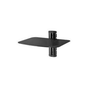 Peerless ACCSH200 - Montagekomponente (Regal) für DVD-Player/Spielekonsole - Aluminium, Hartglas - Schwarz - Wandmontage möglich (ACCSH200)