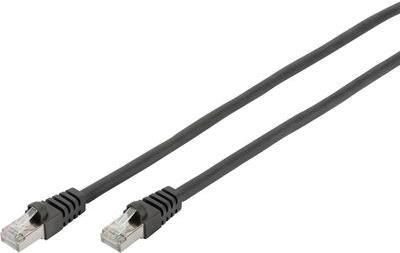 Patch-Kabel CAT6 1,0m S-FTP schwarz AWG 27/7 LSZH sw