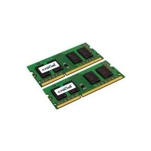 Crucial - DDR3 - 4 GB : 2 x 2 GB - SO DIMM 204-PIN - 1066 MHz / PC3-8500 - CL7 - 1.5 V - ungepuffert - nicht-ECC - für Apple iMac (Anfang 2009, Ende 2009, Mitte 2009), Mac mini (CT2C2G3S1067MCEU)