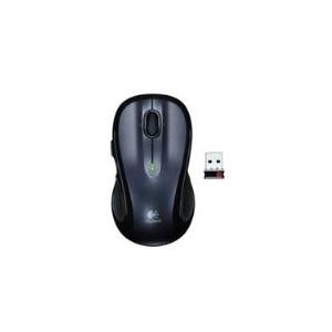 Logitech Wireless Mouse M510 - Maus - Laser - 5 Taste(n) - drahtlos - 2,4 GHz - kabelloser Empfänger (USB) - Schwarz (910-001826)