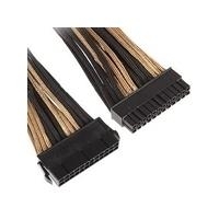 BitFenix Alchemy Premium Modding Series- 24-Pin ATX Verlängerung - 1x 24 Pin ATX (M) - 1x 24 Pin ATX (W) - 30cm - Gold - Schwarz (BFA-MSC-24ATX45AKK-CK)