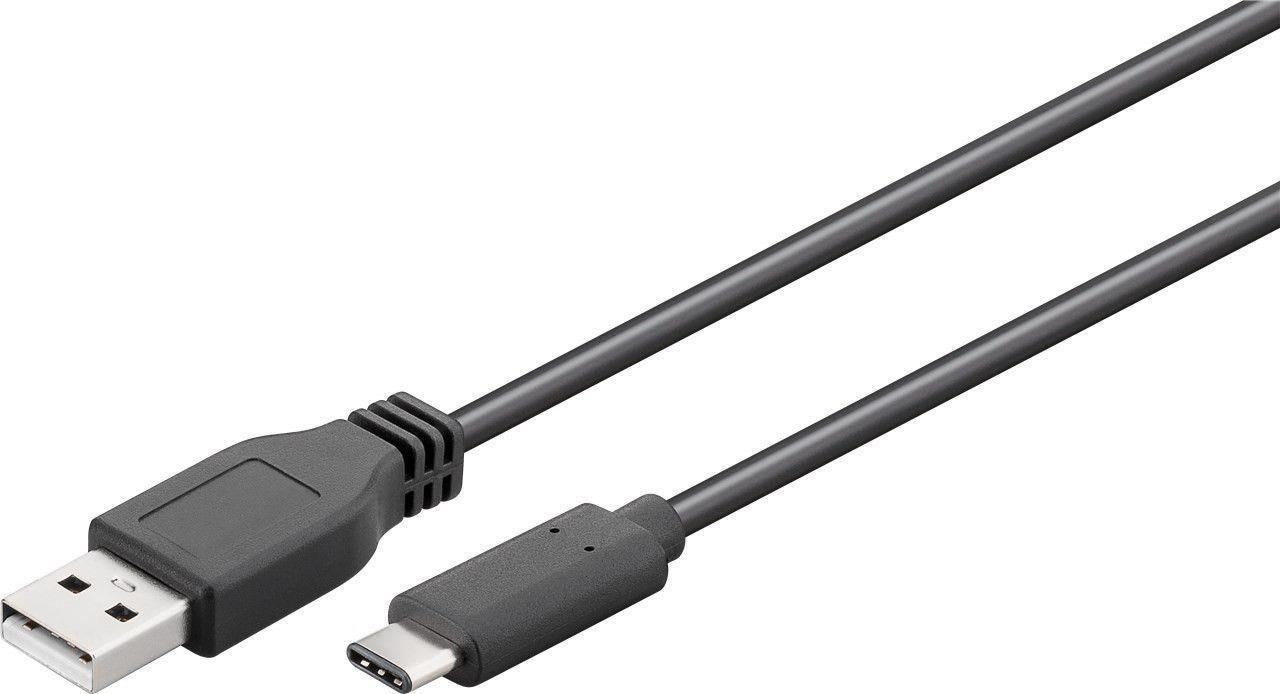 Goobay Cavo USB 2.0 Tipo A - Tipo A, 3 Metri, Nero, Per Ricarica E Sincronizzazione Dati, Fino A 480 Mbit/s