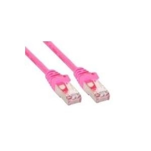 Cavo patch - SF-UTP - Cat.5e - rosa - 10 m