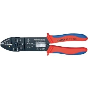 Pinza a crimpare KNIPEX per capicorda e taglio cavi