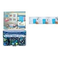 C.KREUL Schmucksteine-Set Hobby Line Magic Ocean verschiedene Formen und Größen, inkl. Vorlagenbogen mit (49644)