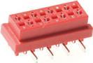 MPE-Garry 374-1-014-0-NTX-KT0 14 pole PCB board to board female header with 1.27mm raster. Type: 14 pin 14 pol chas.deel fe smd 1.27 (374-1-014-0-NTX-KT0)