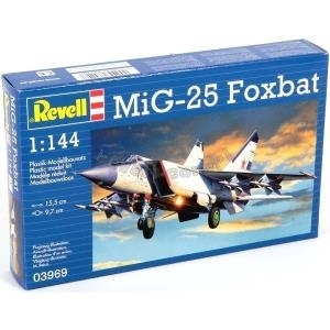 Revell MiG-25 Foxbat 1:144 Montagesatz Flugzeugzelle (MR-3969)