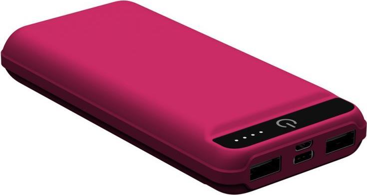 iconBIT FTB20000GT Lithium Polymer (LiPo) 20000mAh Pink Akkuladegerät (FT-0203G)