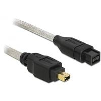 DeLOCK - IEEE 1394-Kabel - 9 PIN FireWire 800 (M) - FireWire, 4-polig (M) - 1 m ( IEEE 1394b )