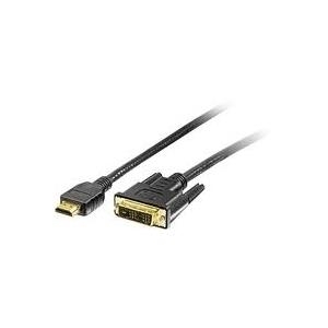 CAVO HDMI DVI 2MT M/M NERO