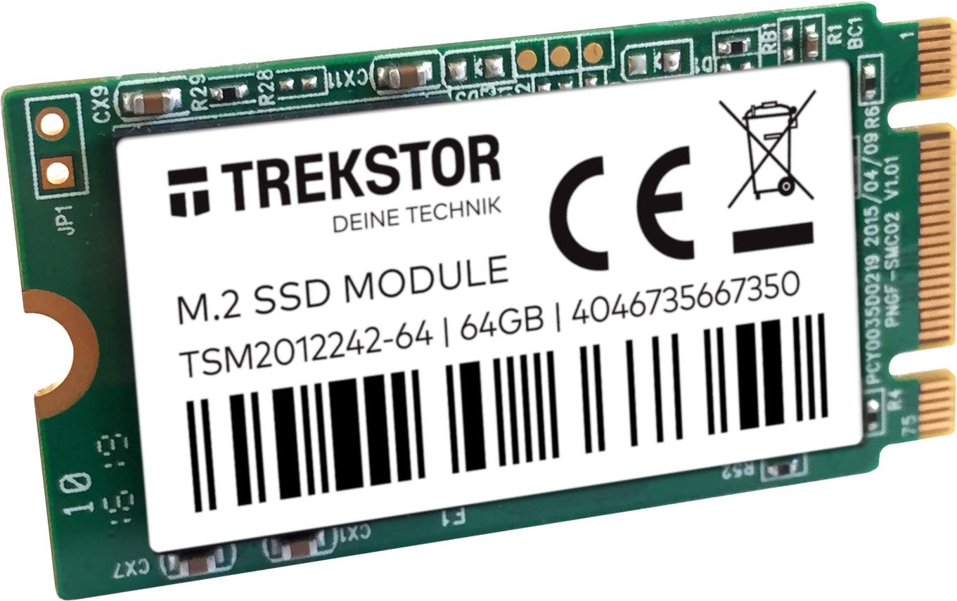 TrekStor - SSD - 64GB - intern - M.2 2242 - SATA 6Gb/s (66733) TrekStor - SSD - 64GB - intern - M.2 2242 - SATA 6Gb/s (66733)