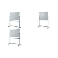 HEBEL Weißwand Mobilboard (B)1.500 x (H)1.000 mm, weiß kunststoffbeschichtete Schreibfläche, magnethaftend, Alu- (63362-84)