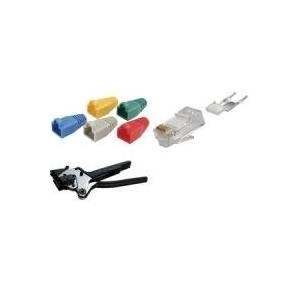 Telegärtner Kat.6 RJ45 Hochleistungsstecker, ungeschirmt Modularstecker 8-polig, AWG 24-26, MP8 - 10 Stück (J00026A0182)