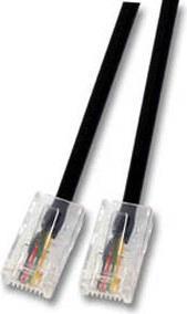 Modularkabel RJ45 (8/4) / RJ45(8/4) 4-fach Rundkabel 0,50 M (K2408.050)