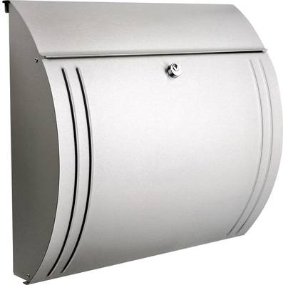 BURG WÄCHTER Briefkasten 3857 Modena Ni H.335mm B.360mm T.127mm VA DIN C4 (3857 NI)