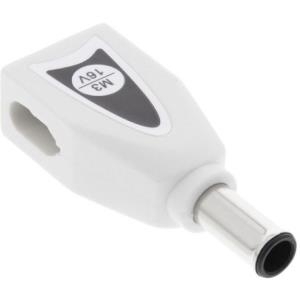 InLine Switch Plug M3 - Adapter für Power Connector - Gleichstromstecker 6,5 x 4,4 mm (M) weiß (26611Y-M3)