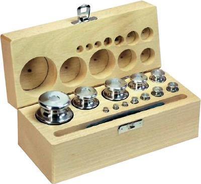 Kern 334-06 F2 Gewichtsatz, 1 g - 1 kg Edelstahl feingedreht, im Holzetui (334-06)