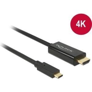 Delock cavo USB Type-C maschio HDMI maschio DP Alt Mode 4K 30 Hz 3m nero