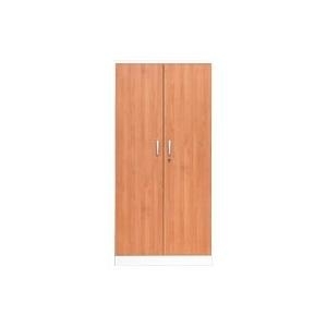 STAHLSCHRANK WEIß/ERLE (100115)
