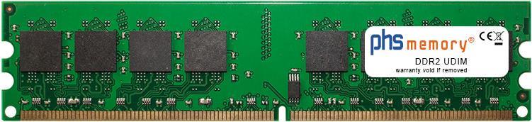 PHS-memory 4GB RAM Speicher für Intel DQ45EK DDR2 UDIMM 800MHz PC2-6400U (SP332176)