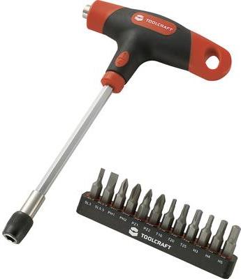 TOOLCRAFT Werkstatt Bit-Schraubendreher 1/4 (6.3 mm) (819264)