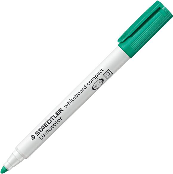 Marcatore per lavagne bianche Staedtler Lumocolor whiteboard compact 341 1-2 mm verde - 341-5