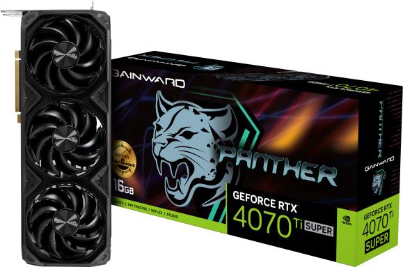 Gainward RTX4070 Ti Super Panther OC NVIDIA GeForce RTX 4070 SUPER 16 GB GDDR6X (4434)
