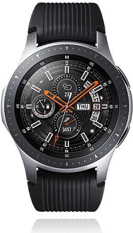 Galaxy Watch - 46 mm - silber - intelligente Uhr mit Band - Silikon - Anzeige 3.3 cm (1.3) - 4 GB - Wi-Fi, NFC, Bluetooth - 63 g (91021200) Galaxy Watch - 46 mm - silber - intelligente Uhr mit Band - Silikon - Anzeige 3.3 cm (1.3) - 4 GB - Wi-Fi, NFC, Bluetooth - 63 g (91021200)