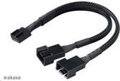 Splitter ventola PWM, confezione da 4 - nero