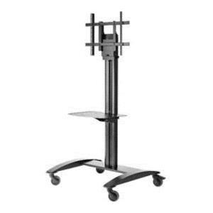 Peerless-AV SmartMount SR575M - Wagen für LCD-/Plasmafernseher - Aluminium - Black Powder Coat - Bildschirmgröße: 81,28 - 190,5 cm (32 - 190,50cm (75)) - Montageschnittstelle: bis zu 600 x 400 mm, ab 200 x 200 mm (SR575M)