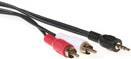 ACT AK2075 Audio-Kabel 1,2 m 3.5mm 2 x RCA Schwarz - Rot - Weiß (AK2075)