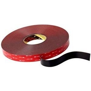 3M VHB Hochleistungsklebeband 5952F, 19 mm x 33 m, schwarz doppelseitig klebend, anpassungsfähig für schwierig zu - 1 Stück (59521933)
