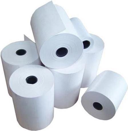 STR808012/65 Thermal Paper - Roll. Box of 20 For - mC-Print3,TSP100/650/700 80mm wide OD 80mm, 65Âµm /0.065mm weight, 20 roll