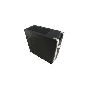 LC Power Gaming 987B Silent Slinger - Midi Tower - ATX - Schwarz, weiß - USB/Audio