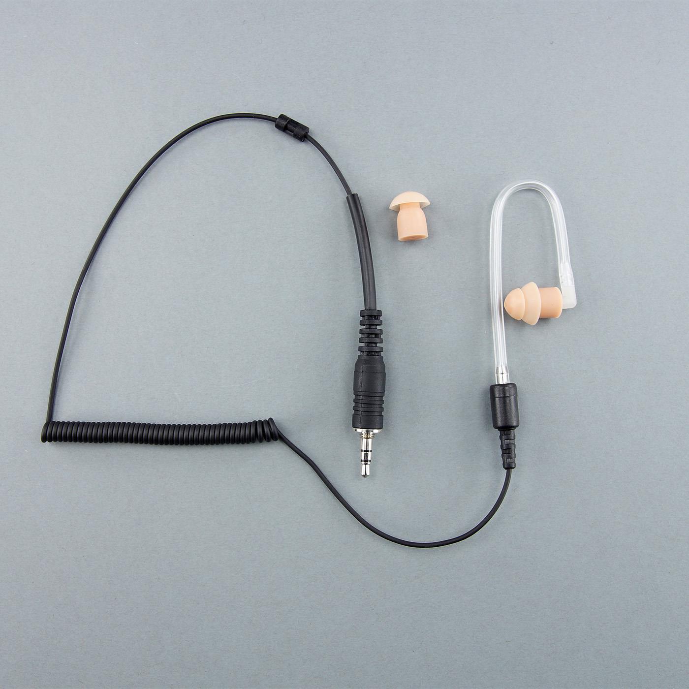 Stop Noise Ohrhörer mit Schallschlauch, Wendelkabel mit 3,5 mm Stecker 3polig/mit Gewinde (2.131.73.3)