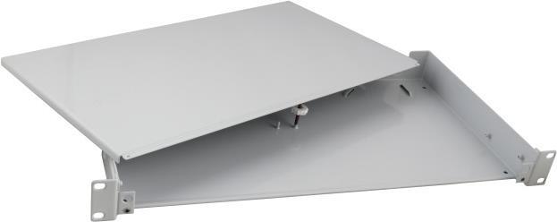 LWLSpleißbox nicht ausz.2HE,19 RAL7035 ohne Frontplatte (53602.0)