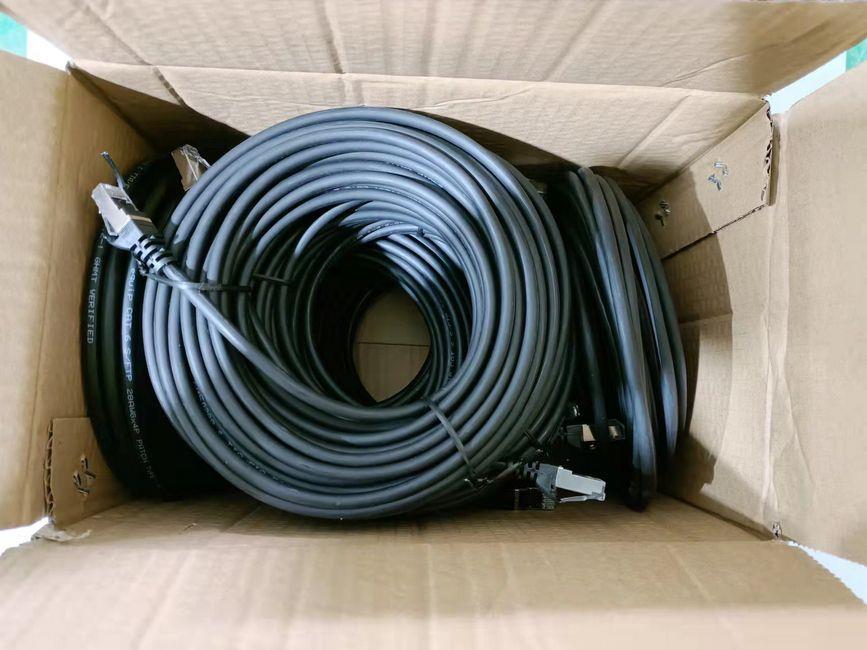 Equip 635590 cavo di rete Nero 1 m Cat6 S/FTP (S-STP)