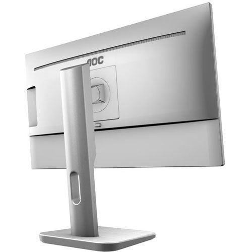 AOC 27P1/GR - LED-Monitor - 68.6 cm (27) - 1920 x 1080 Full HD (1080p) - IPS - 250 cd/m² - 1000:1 - 5 ms - HDMI, DVI, DisplayPort, VGA - Lautsprecher - Grau, RAL 9002