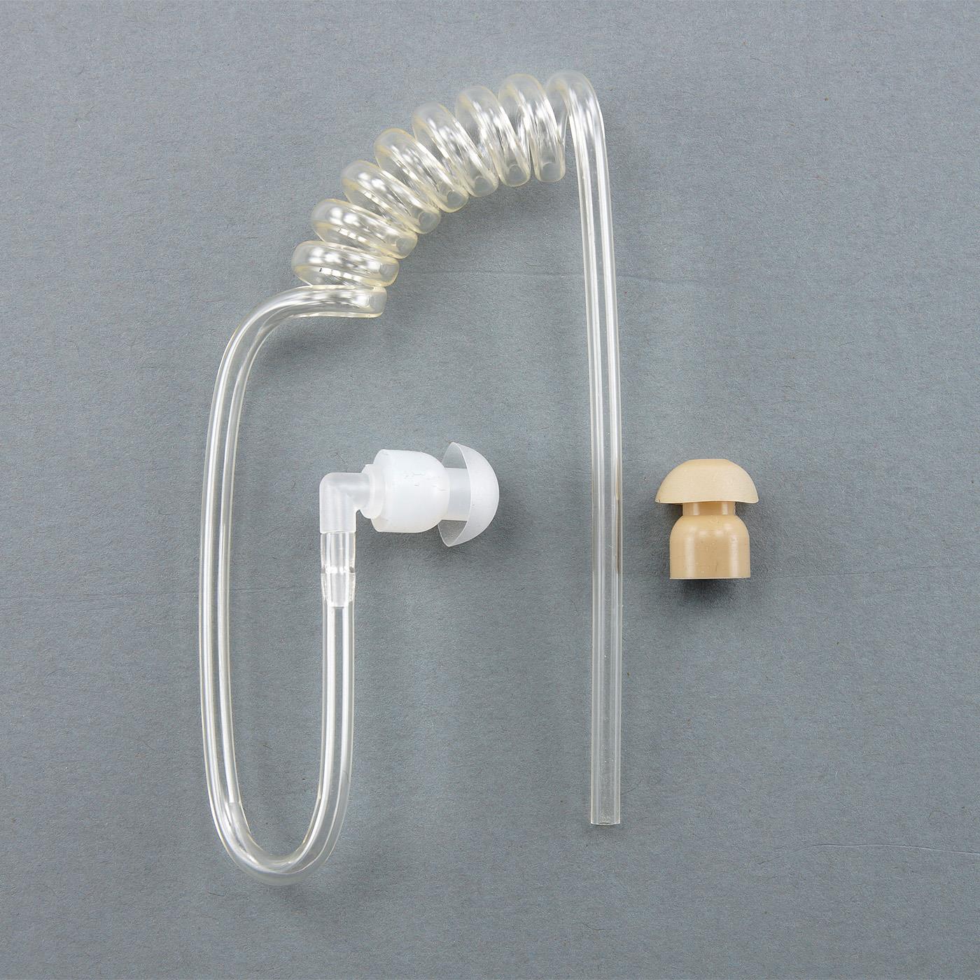 Sepura Ersatz-Schallschlauch inkl. Ohroliven, für Kehlkopf-Headset 300-00851 (700-00484)