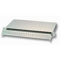 VALUE 48,30cm (19)-Spleißbox leer 1 HE, ausziehbar, 24x ST (21.99.0614)