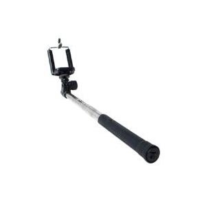 LogiLink Bluetooth Selfie Stange, mit Fernauslöser integrierter Fernauslöser am Griff, für Smartphones, Halter - 1 Stück (BT0031)