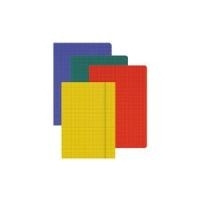 LANDRE Folio-Diarien - Glanzkladden, DIN A4, kariert 40 Blatt, Rand rechts, 80 g-qm, holzfrei, chlorfrei - 10 Stück (417404022)