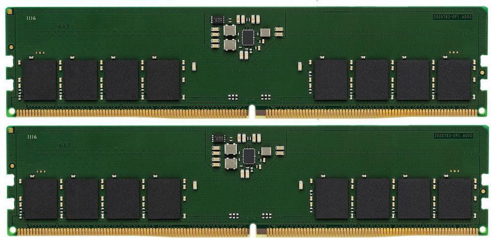 Kingston Technology ValueRAM KVR48U40BD8K2-64 memoria 64 GB 2 x 32 GB DDR5 4800 MHz (KVR 64GB DDR5 4800 NonECC DIMM)