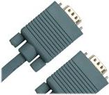 Jou Jye Computer VC 100 - VGA-Kabel - DB-15 (M) bis DB-15 (M) - 3 m - Grau
