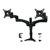 .com Articulating Dual Monitor Arm - Grommet / Desk Mount with Cable Management & Height Adjust - Verstellbarer Arm für LCD-Display - Kunststoff, Stahl - Schwarz - Bildschirmgröße: 61cm (24) - Montageschnittstelle: 100 x 100 mm, 75 x 75 mm .com Articulating Dual Monitor Arm - Grommet / Desk Mount with Cable Management & Height Adjust - Verstellbarer Arm für LCD-Display - Kunststoff, Stahl - Schwarz - Bildschirmgröße: 61cm (24) - Montageschnittstelle: 100 x 100 mm, 75 x 75 mm