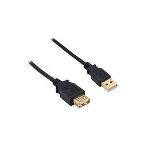 Prolunga USB 2.0 InLine contatti dorati - 1 m (34610S)