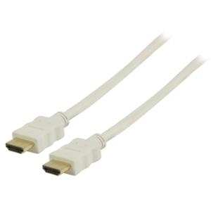 Valueline HDMI - HDMI - 5.0m - HDMI - HDMI - Männlich/männlich - Gold - Weiß - Kupfer (VGVP34000W50)