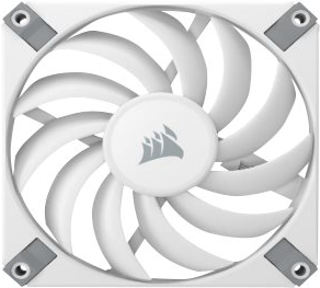 Corsair AF120 SLIM Case per computer Ventilatore 12 cm Bianco 1 pz (Corsair AF120 Slim 120mm Fluid Dynamic Fan - White)