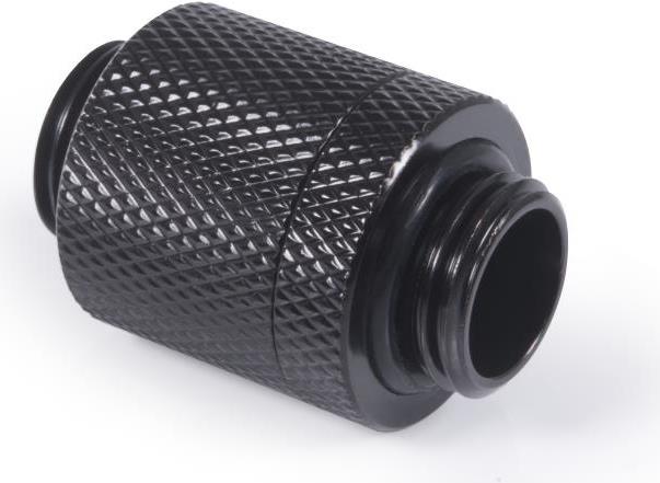 Alphacool ES D-Plug 20mm G1/4 AG a G1/4 AG - Nero profondo (17579)