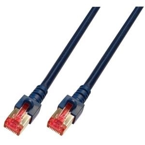 ECOLAN Patchkabel 2x RJ45 PiMFCat.6, 10,0 Meter Schwarz (K5515.10)
